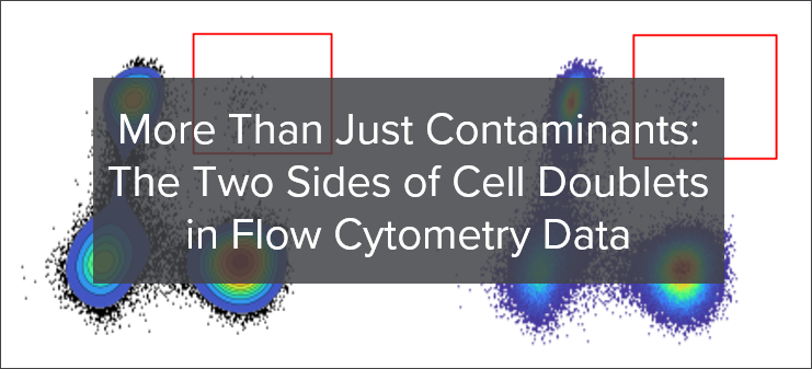 The Two Sides of Cell Doublets in Flow Cytometry Data