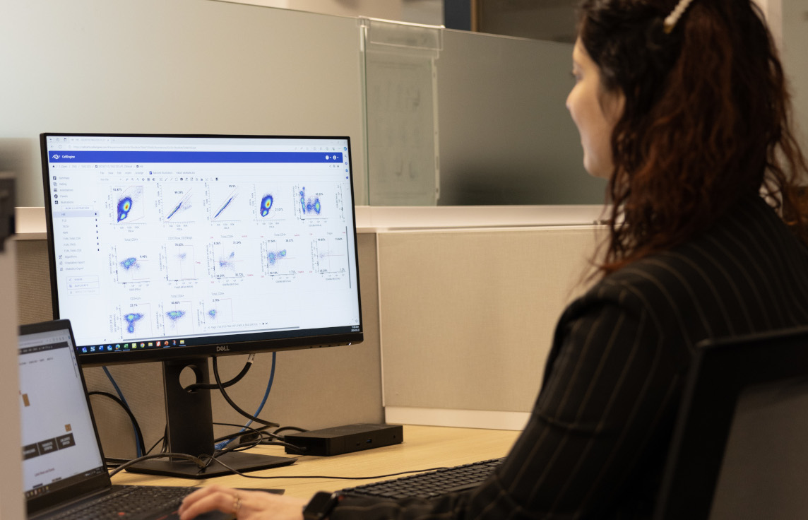CellEngine visualization and charting capabilities dashboard